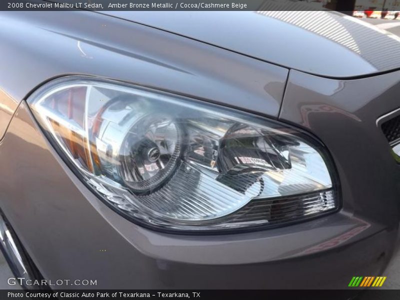 Amber Bronze Metallic / Cocoa/Cashmere Beige 2008 Chevrolet Malibu LT Sedan
