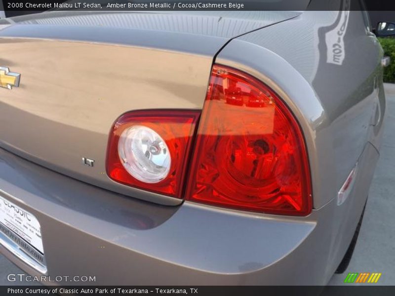 Amber Bronze Metallic / Cocoa/Cashmere Beige 2008 Chevrolet Malibu LT Sedan