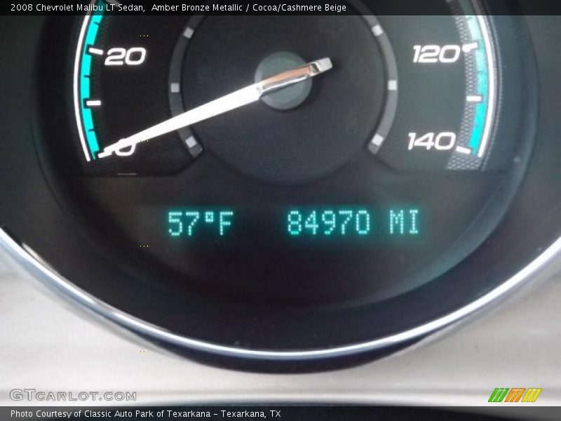 Amber Bronze Metallic / Cocoa/Cashmere Beige 2008 Chevrolet Malibu LT Sedan