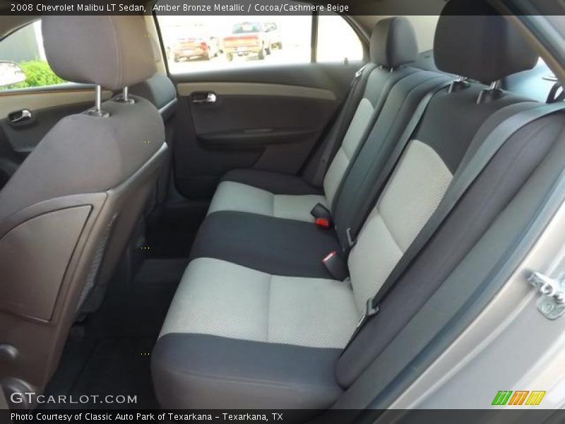 Amber Bronze Metallic / Cocoa/Cashmere Beige 2008 Chevrolet Malibu LT Sedan