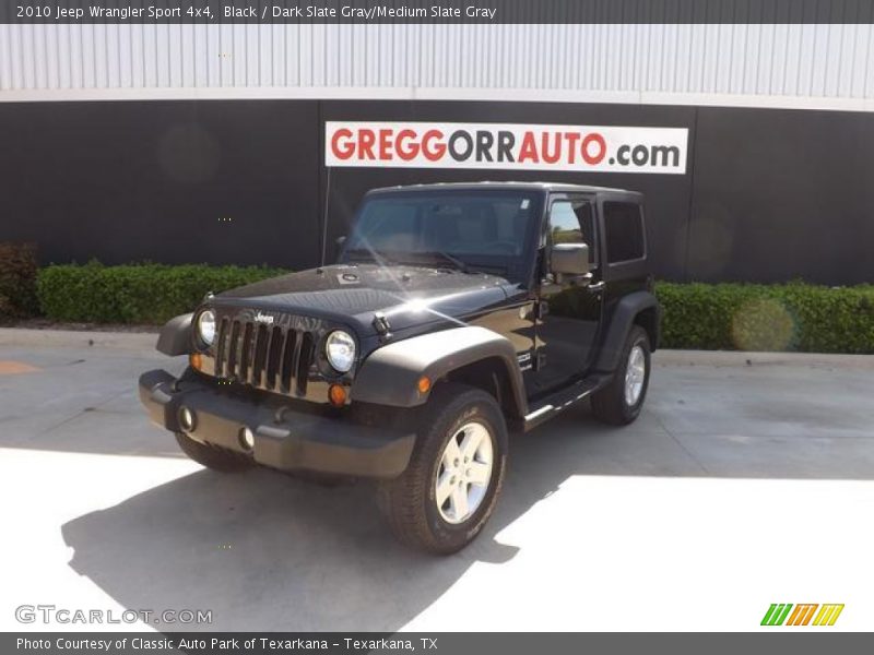 Black / Dark Slate Gray/Medium Slate Gray 2010 Jeep Wrangler Sport 4x4