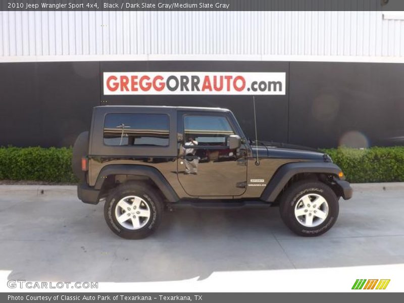 Black / Dark Slate Gray/Medium Slate Gray 2010 Jeep Wrangler Sport 4x4