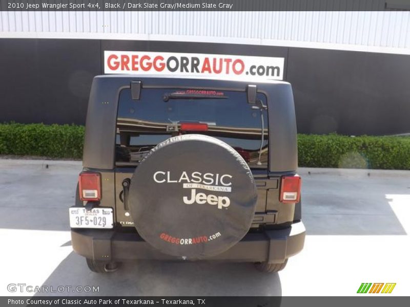 Black / Dark Slate Gray/Medium Slate Gray 2010 Jeep Wrangler Sport 4x4