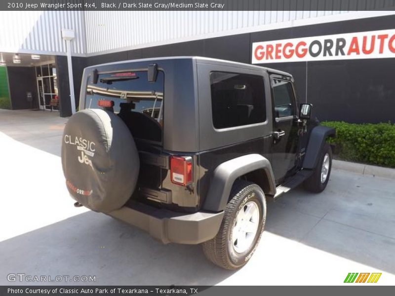 Black / Dark Slate Gray/Medium Slate Gray 2010 Jeep Wrangler Sport 4x4