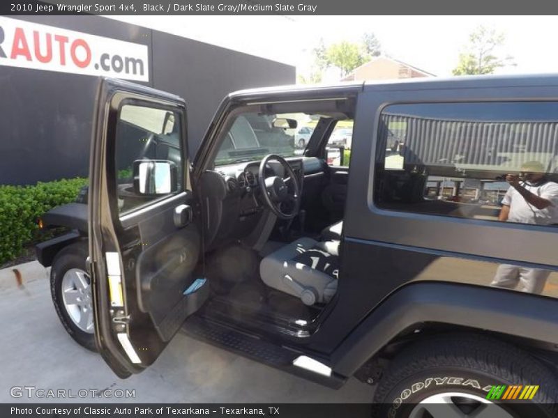 Black / Dark Slate Gray/Medium Slate Gray 2010 Jeep Wrangler Sport 4x4