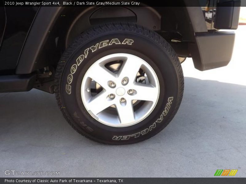 Black / Dark Slate Gray/Medium Slate Gray 2010 Jeep Wrangler Sport 4x4