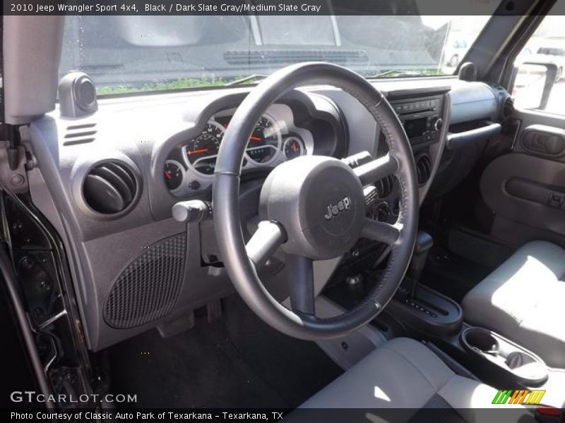 Black / Dark Slate Gray/Medium Slate Gray 2010 Jeep Wrangler Sport 4x4