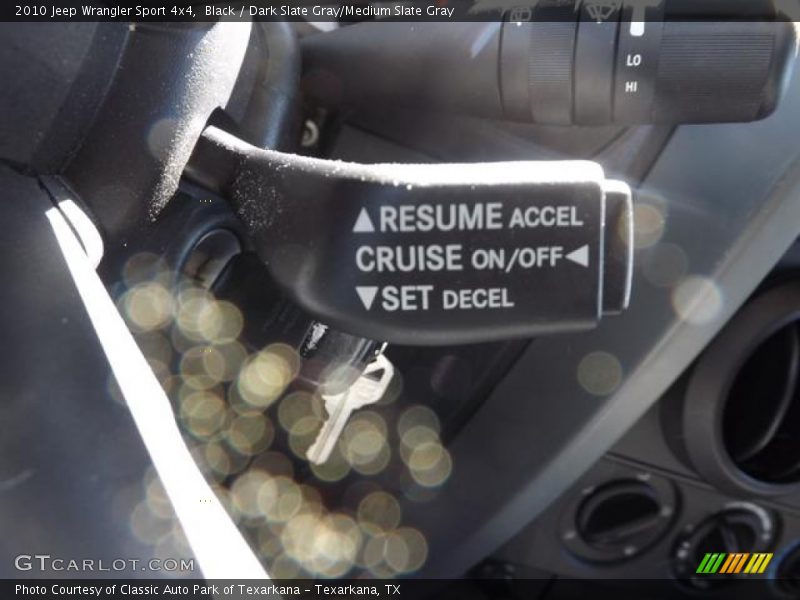 Black / Dark Slate Gray/Medium Slate Gray 2010 Jeep Wrangler Sport 4x4