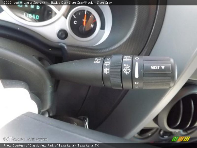 Black / Dark Slate Gray/Medium Slate Gray 2010 Jeep Wrangler Sport 4x4