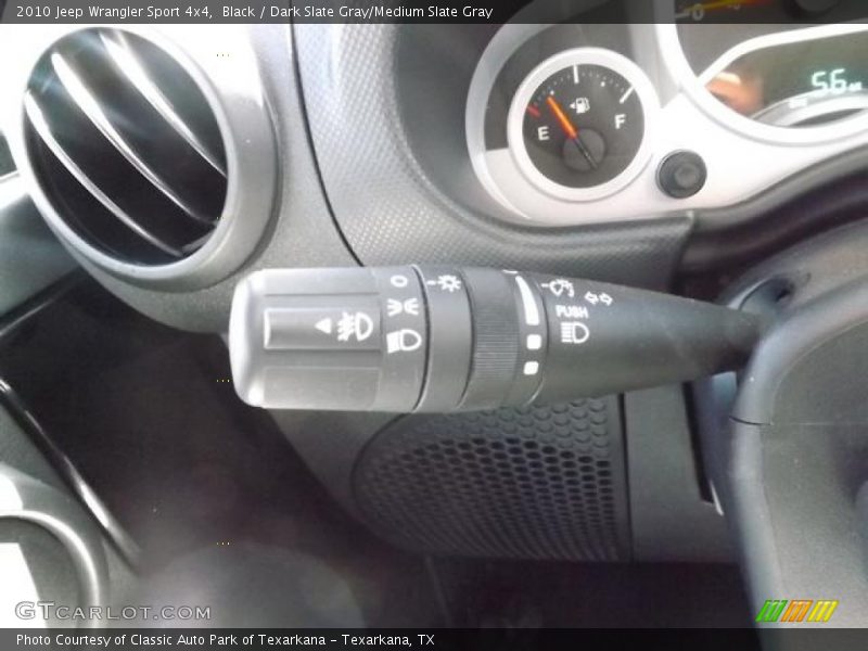Black / Dark Slate Gray/Medium Slate Gray 2010 Jeep Wrangler Sport 4x4