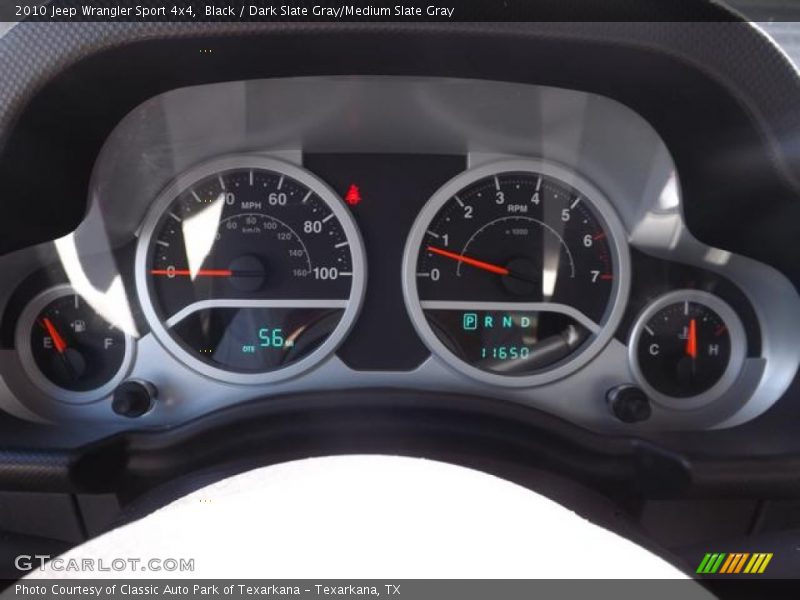 Black / Dark Slate Gray/Medium Slate Gray 2010 Jeep Wrangler Sport 4x4