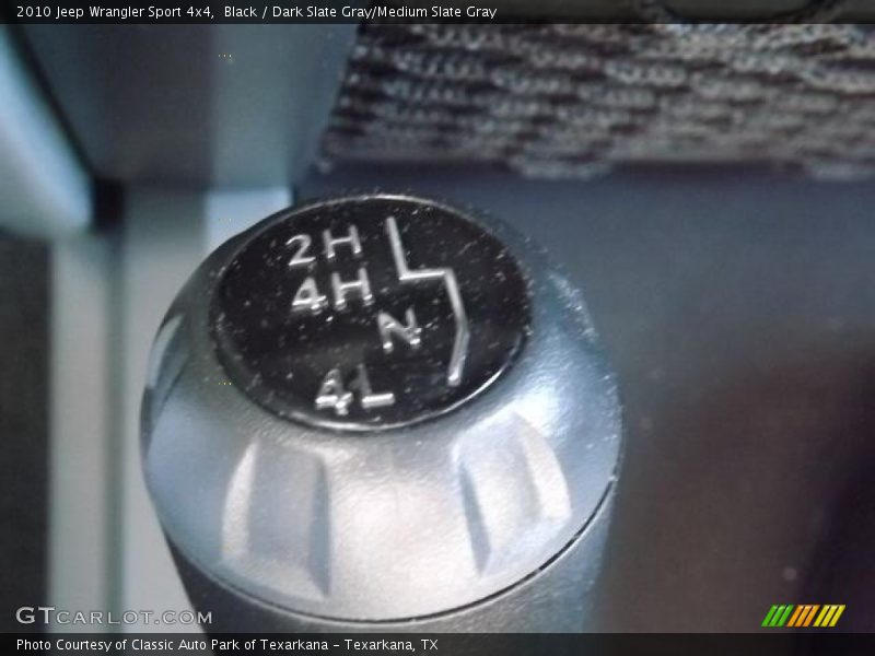 Black / Dark Slate Gray/Medium Slate Gray 2010 Jeep Wrangler Sport 4x4