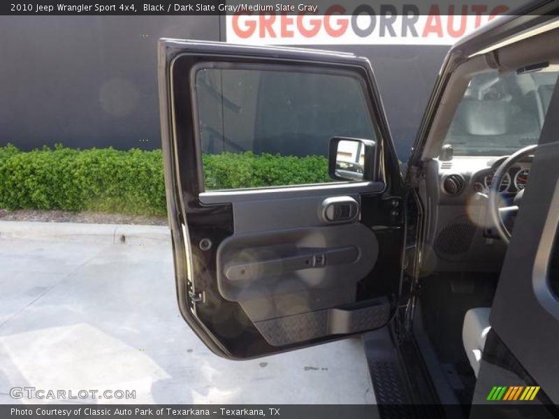 Black / Dark Slate Gray/Medium Slate Gray 2010 Jeep Wrangler Sport 4x4