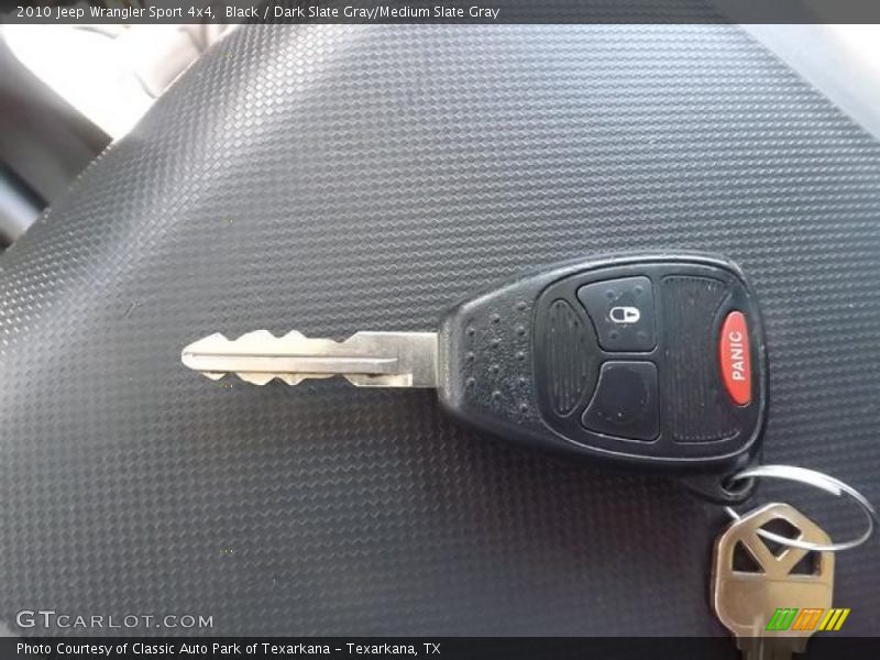 Black / Dark Slate Gray/Medium Slate Gray 2010 Jeep Wrangler Sport 4x4