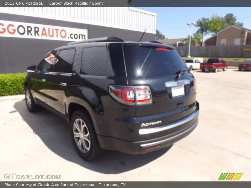 Carbon Black Metallic / Ebony 2013 GMC Acadia SLT