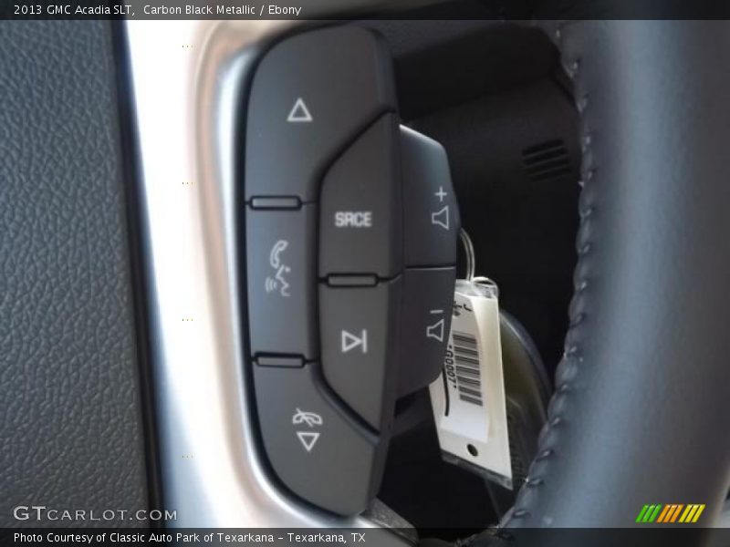 Carbon Black Metallic / Ebony 2013 GMC Acadia SLT