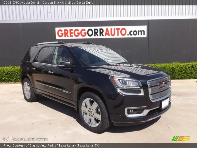 Carbon Black Metallic / Cocoa Dune 2013 GMC Acadia Denali
