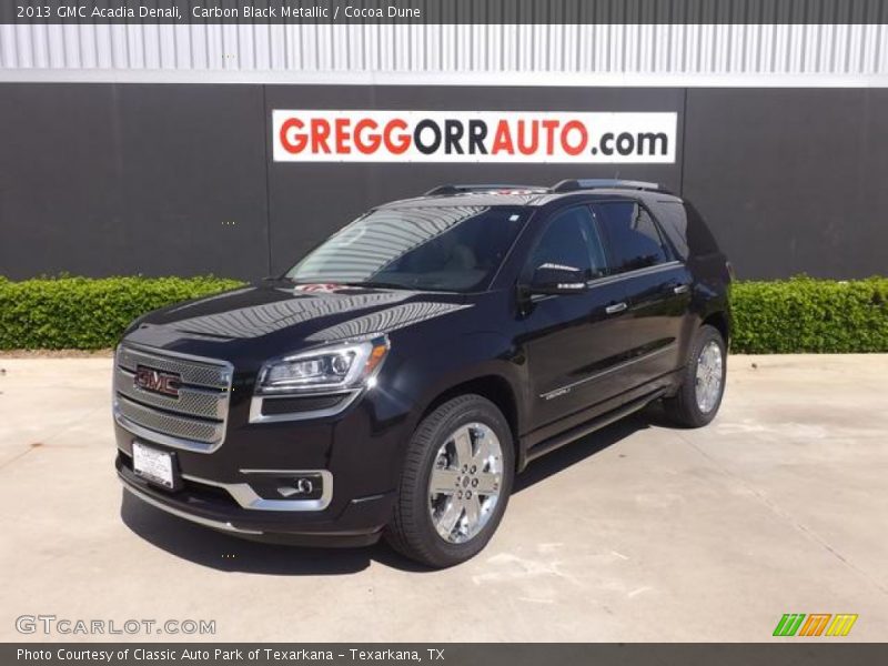 Carbon Black Metallic / Cocoa Dune 2013 GMC Acadia Denali