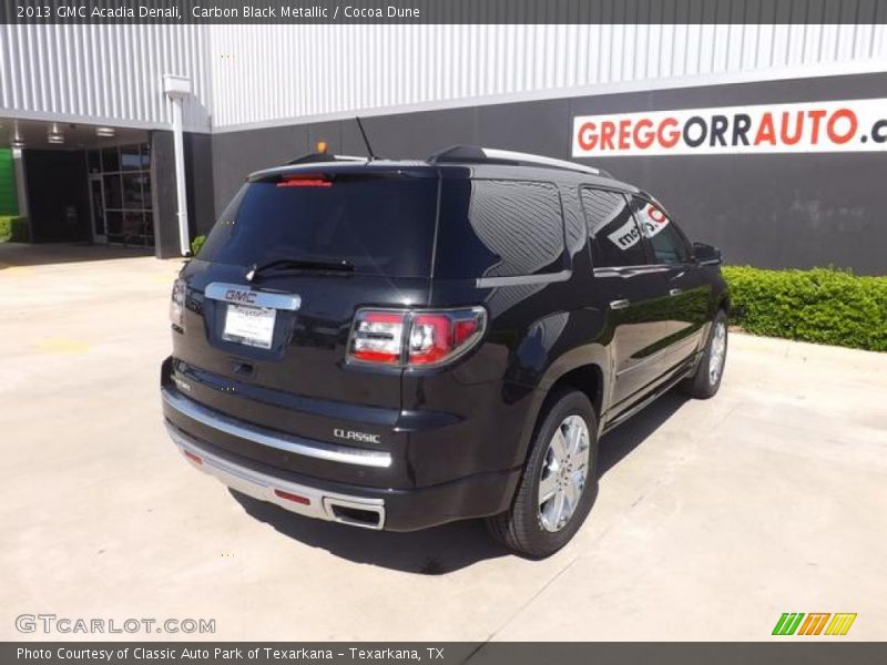 Carbon Black Metallic / Cocoa Dune 2013 GMC Acadia Denali