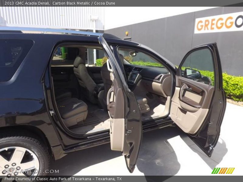 Carbon Black Metallic / Cocoa Dune 2013 GMC Acadia Denali