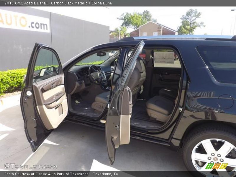 Carbon Black Metallic / Cocoa Dune 2013 GMC Acadia Denali