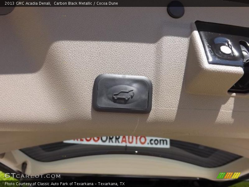 Carbon Black Metallic / Cocoa Dune 2013 GMC Acadia Denali