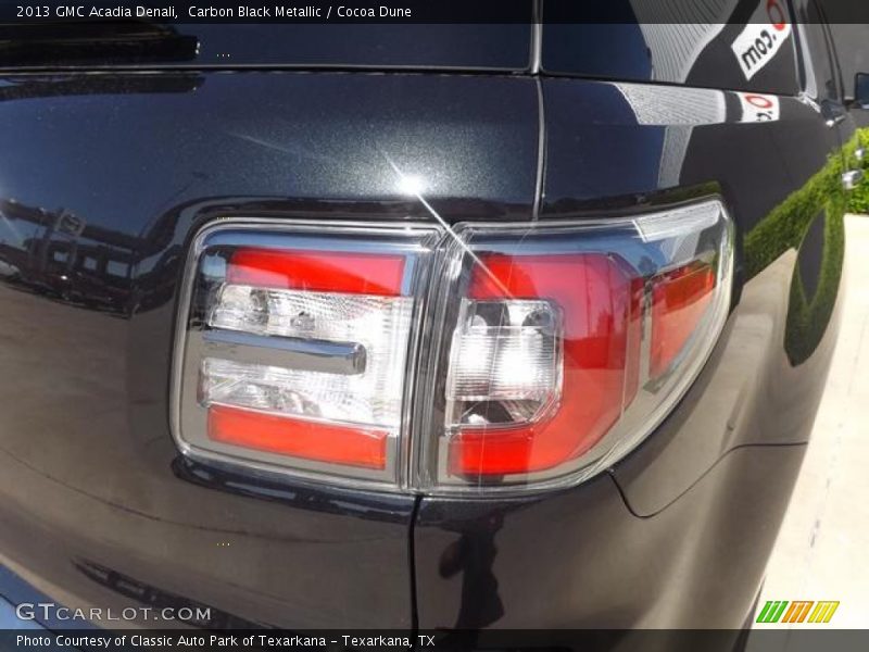 Carbon Black Metallic / Cocoa Dune 2013 GMC Acadia Denali