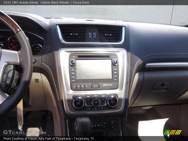 Carbon Black Metallic / Cocoa Dune 2013 GMC Acadia Denali