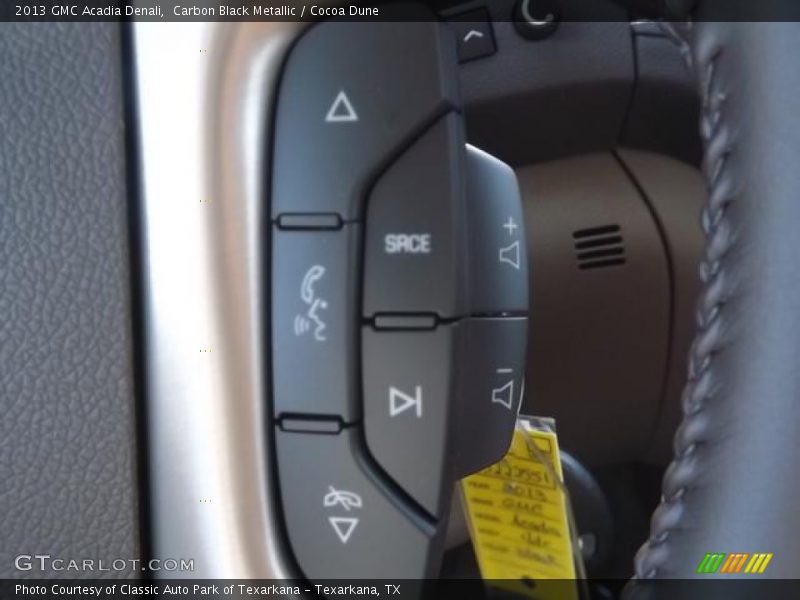 Carbon Black Metallic / Cocoa Dune 2013 GMC Acadia Denali