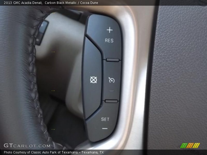 Carbon Black Metallic / Cocoa Dune 2013 GMC Acadia Denali