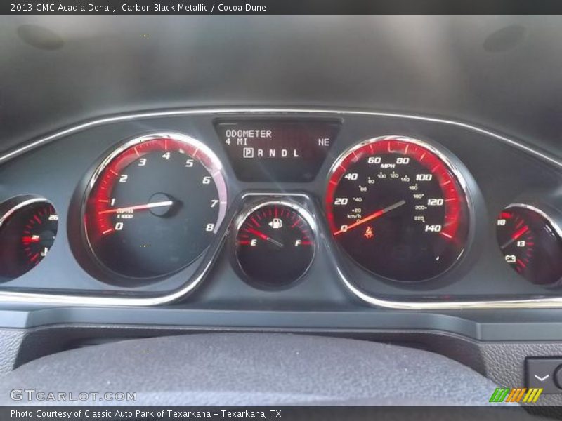 Carbon Black Metallic / Cocoa Dune 2013 GMC Acadia Denali