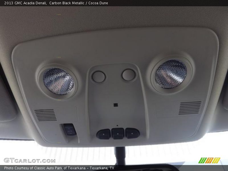 Carbon Black Metallic / Cocoa Dune 2013 GMC Acadia Denali