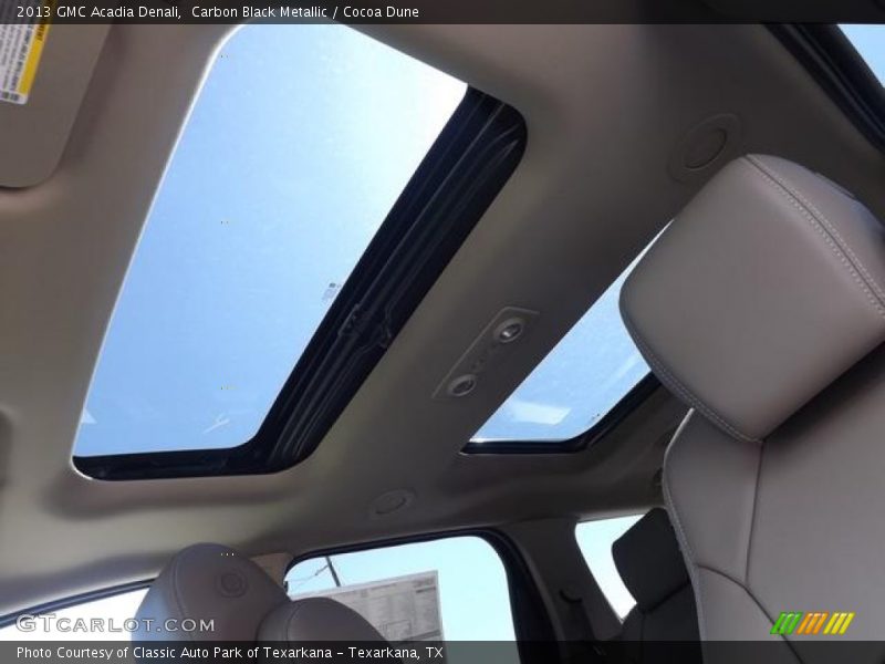 Carbon Black Metallic / Cocoa Dune 2013 GMC Acadia Denali