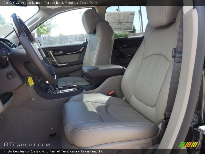 Carbon Black Metallic / Cocoa Dune 2013 GMC Acadia Denali