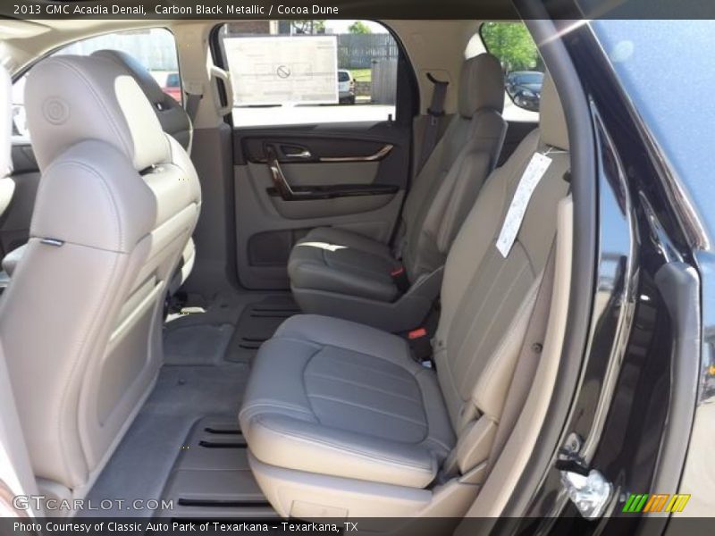 Carbon Black Metallic / Cocoa Dune 2013 GMC Acadia Denali