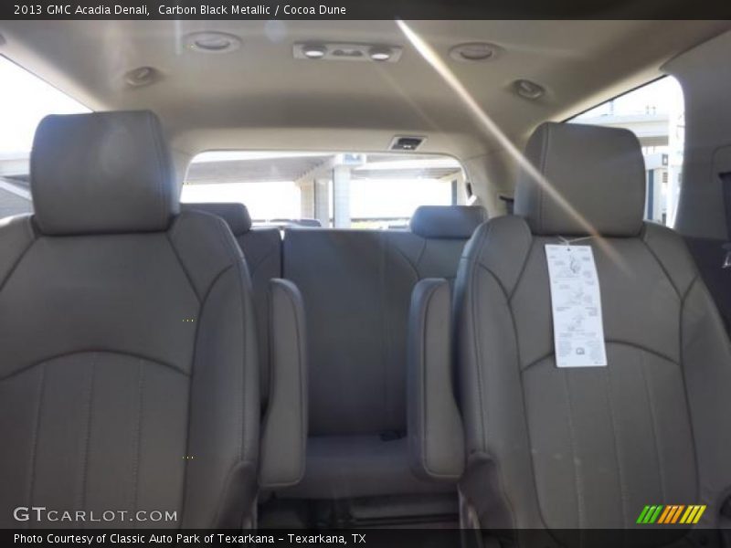 Carbon Black Metallic / Cocoa Dune 2013 GMC Acadia Denali