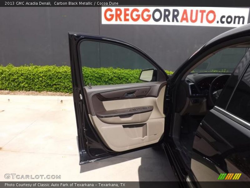 Carbon Black Metallic / Cocoa Dune 2013 GMC Acadia Denali