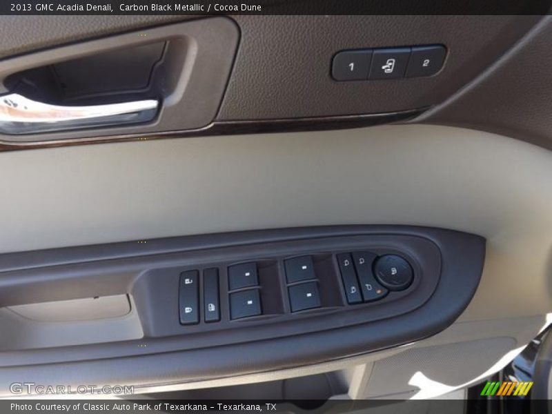 Carbon Black Metallic / Cocoa Dune 2013 GMC Acadia Denali