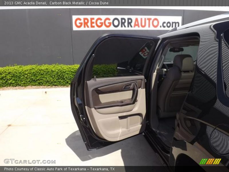 Carbon Black Metallic / Cocoa Dune 2013 GMC Acadia Denali