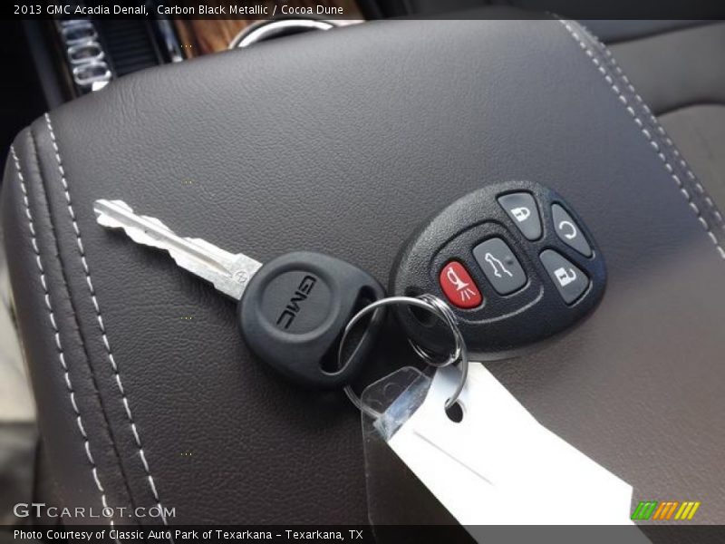 Carbon Black Metallic / Cocoa Dune 2013 GMC Acadia Denali