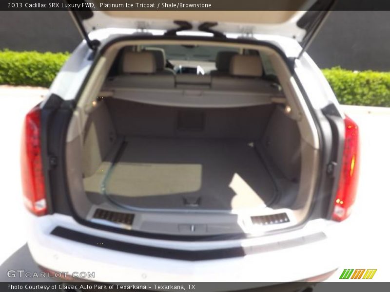 Platinum Ice Tricoat / Shale/Brownstone 2013 Cadillac SRX Luxury FWD