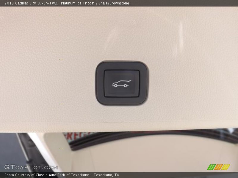 Platinum Ice Tricoat / Shale/Brownstone 2013 Cadillac SRX Luxury FWD