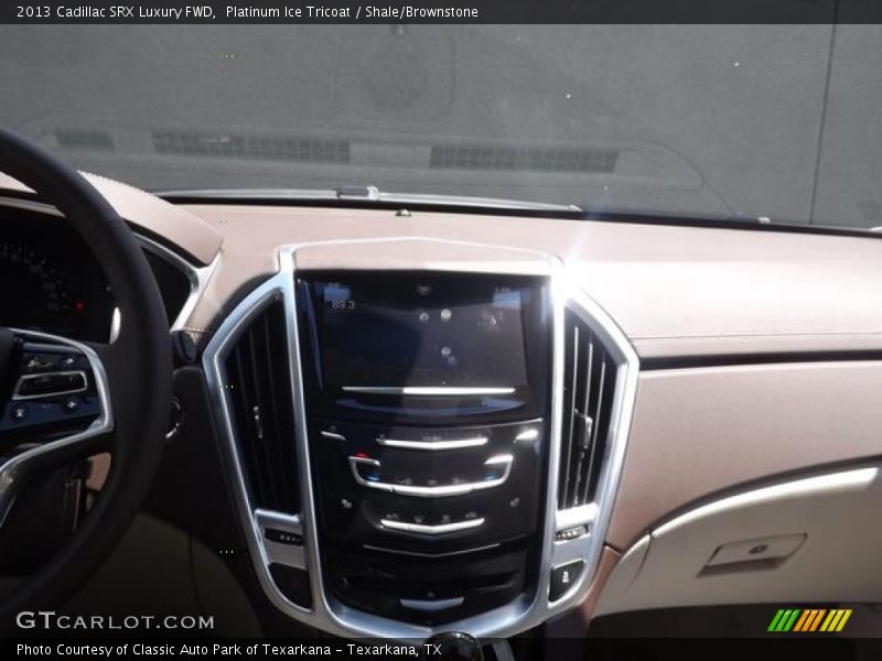 Platinum Ice Tricoat / Shale/Brownstone 2013 Cadillac SRX Luxury FWD