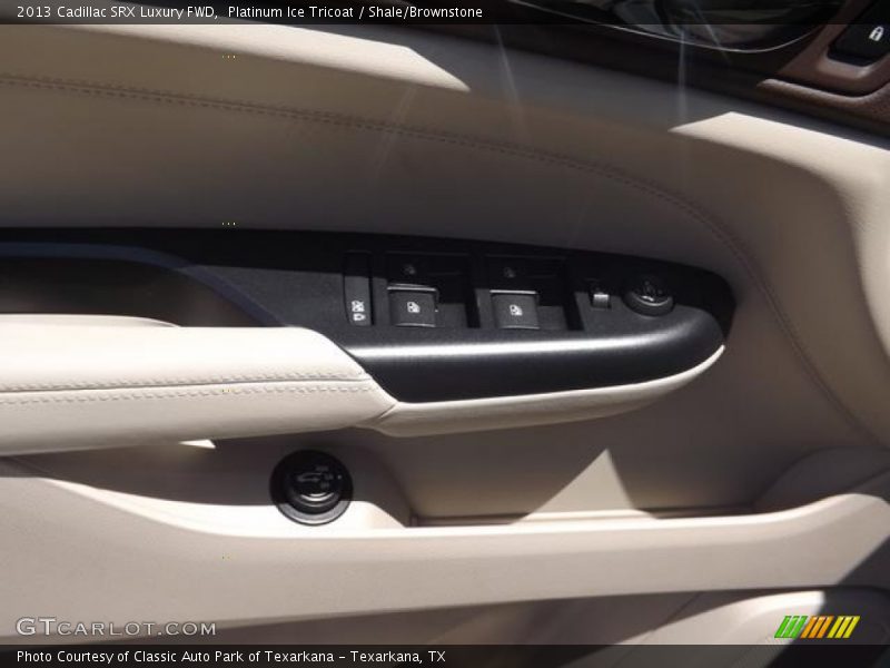 Platinum Ice Tricoat / Shale/Brownstone 2013 Cadillac SRX Luxury FWD