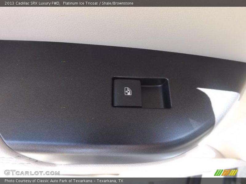 Platinum Ice Tricoat / Shale/Brownstone 2013 Cadillac SRX Luxury FWD