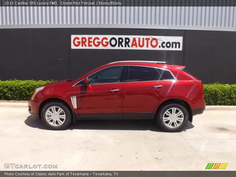 Crystal Red Tintcoat / Ebony/Ebony 2013 Cadillac SRX Luxury FWD