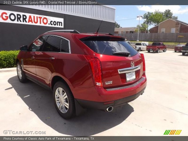 Crystal Red Tintcoat / Ebony/Ebony 2013 Cadillac SRX Luxury FWD