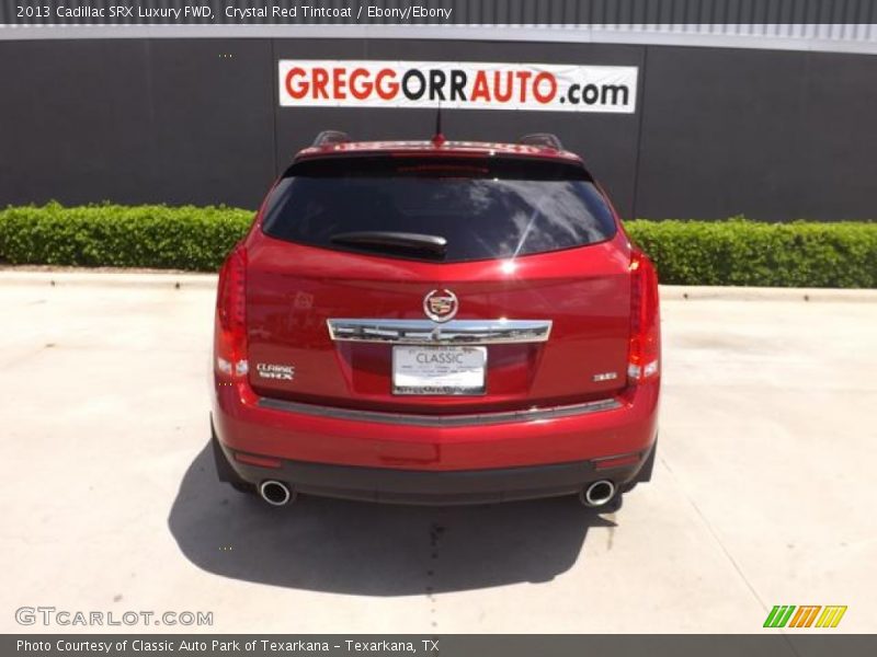 Crystal Red Tintcoat / Ebony/Ebony 2013 Cadillac SRX Luxury FWD