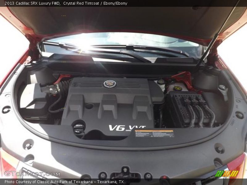 Crystal Red Tintcoat / Ebony/Ebony 2013 Cadillac SRX Luxury FWD
