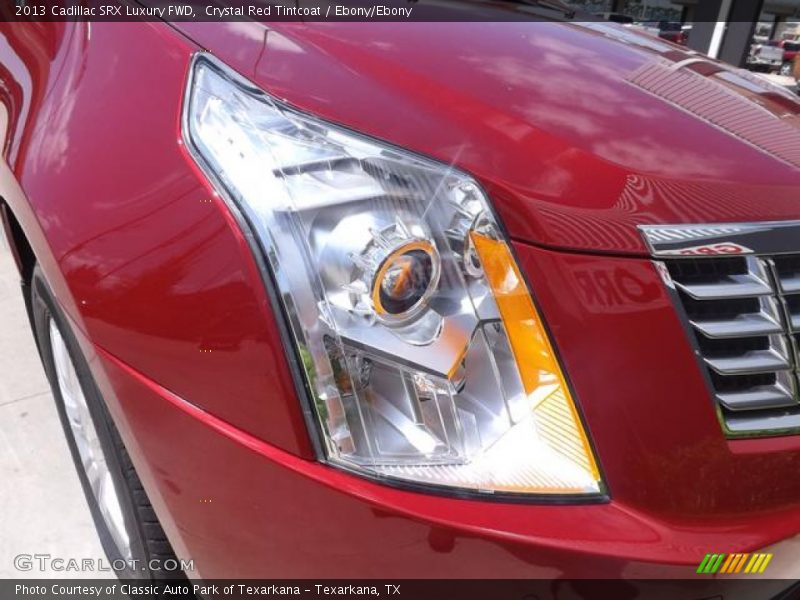 Crystal Red Tintcoat / Ebony/Ebony 2013 Cadillac SRX Luxury FWD